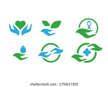 Charity, Non-profit, Medical, Organization Icon Vector Template