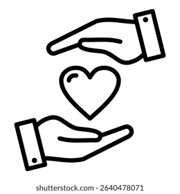 Charity Simple Vector Icon Collection