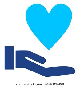 Colección de icono de Vector simple de caridad