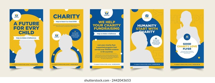 Charity Social Media Story, Donation Social Media Post, Editable Banner