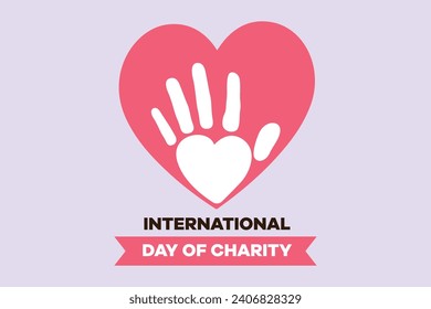 Charity, support and donation concept. Colored flat vector illustration isolated.
