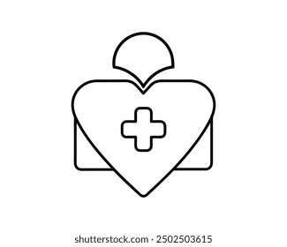 Charity - thin line vector icon set. Pixel perfect. Editable stroke. The set contains icons: stroke outline icons isolated on white back