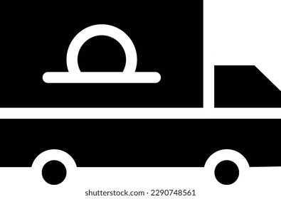 charity truck vector for download