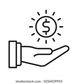 charity vector icon