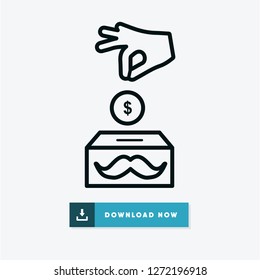 Charity vector icon