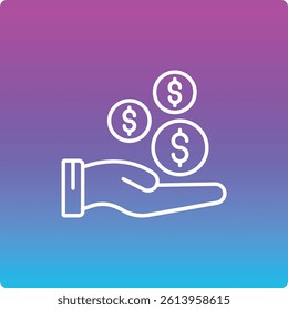 Charity vector icon. Can be used for printing, mobile and web applications.