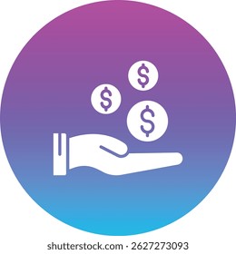 Icono de Vector de caridad. Se puede utilizar para aplicaciones de impresión, móviles y de Web.