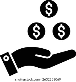 Icono de Vector de caridad. Se puede utilizar para aplicaciones de impresión, móviles y de Web.