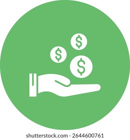 Charity vector icon. Can be used for printing, mobile and web applications.