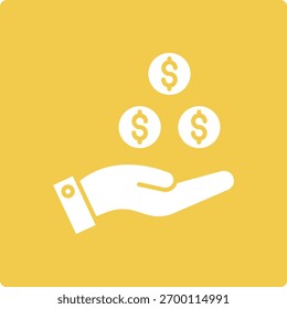 Charity vector icon. Can be used for printing, mobile and web applications.