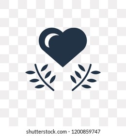 Charity vector icon isolated on transparent background, Charity transparency concept can be used web and mobile