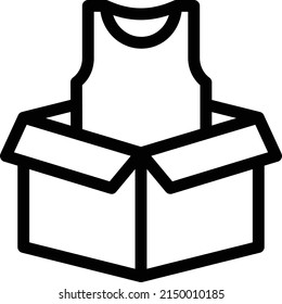 charity vector thin line icon