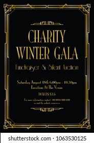 Charity Winter Gala Background