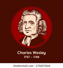 Charles Wesley (1707-1788) was an English leader of the Methodist movement, most widely known for writing about 6,500 hymns.