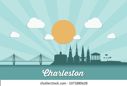 Charleston skyline - United States of America - USA - South Carolina