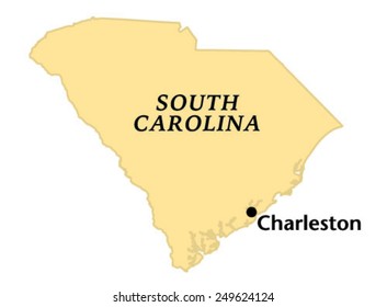 Charleston, South Carolina Locate Map