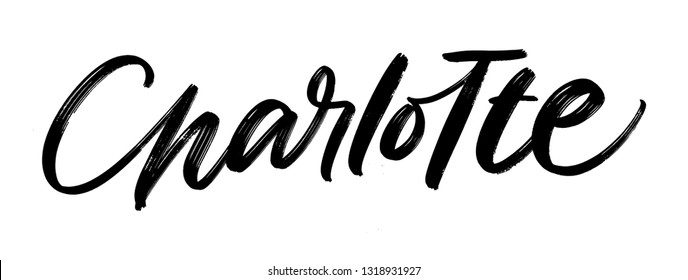 163 Charlotte name graphic Images, Stock Photos & Vectors | Shutterstock