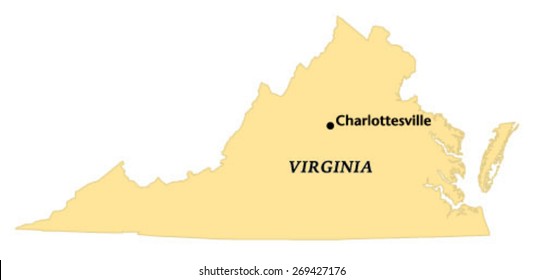 Map Of Charlottesville Va Area Charlottesville Virginia Locate Map Stock Vector (Royalty Free) 269427176 |  Shutterstock