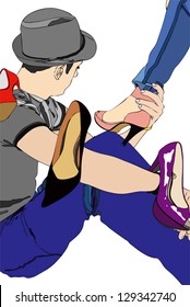 The charm of the shoes