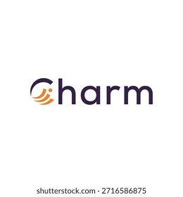 charme text logo, Tintenfisch-Tintenfisch Grafik Symbol Vektorvorlage