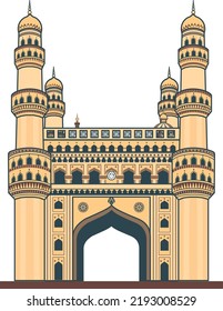 Charminar Monument In Hyderabad, Telangana, India