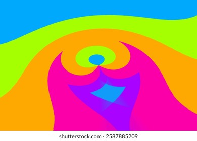 charming abstract pop art background