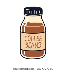 Charming Bank with Coffee Beans Clip Art for Coffee Lovers