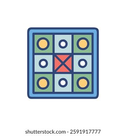 Charming board game icon designed for game lovers.
