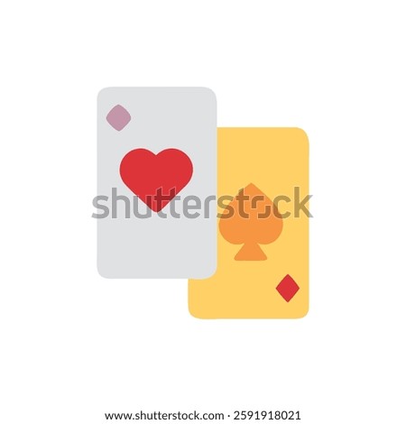 Charming card game icon designed for game lovers.