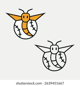 A charming cartoon bird with a big smile, an isolated, cute, and funny animal illustratio
