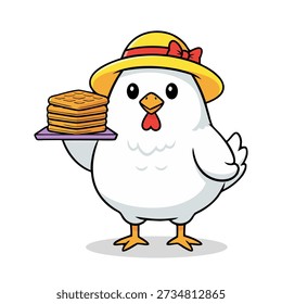 A charming cartoon illustration