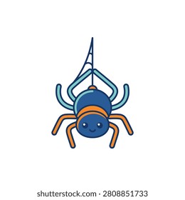 A charming cartoon spider