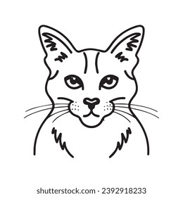 A charming cat coloring page that is sure to delight cat lovers of all ages.