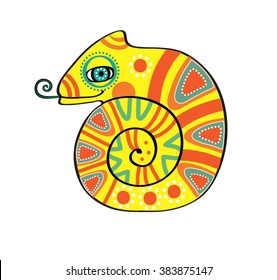 Charming Chameleon
vector illustration of the chameleon