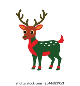 Charming Christmas Reindeer Design for Festive Decor