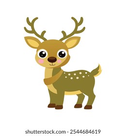 Charming Christmas Reindeer Design for Festive