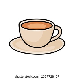 Charming Coffee Mug Vector Clip Art for Cozy Beverage Designs