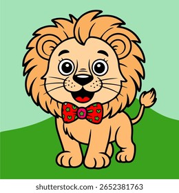 Animais de desenhos animados encantadores e coloridos, cheios de personalidade, ótimos para adesivos, jogos, materiais de sala de aula ou projetos de design alegres.