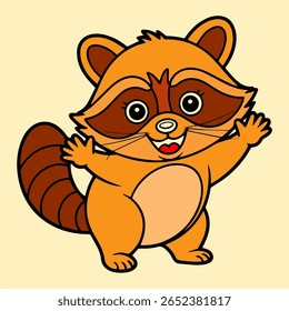 Animais de desenhos animados encantadores e coloridos, cheios de personalidade, ótimos para adesivos, jogos, materiais de sala de aula ou projetos de design alegres.