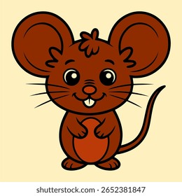 Animais de desenhos animados encantadores e coloridos, cheios de personalidade, ótimos para adesivos, jogos, materiais de sala de aula ou projetos de design alegres.