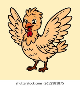Animais de desenhos animados encantadores e coloridos, cheios de personalidade, ótimos para adesivos, jogos, materiais de sala de aula ou projetos de design alegres.