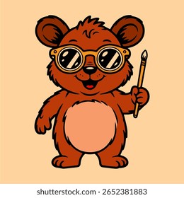 Animais de desenhos animados encantadores e coloridos, cheios de personalidade, ótimos para adesivos, jogos, materiais de sala de aula ou projetos de design alegres.