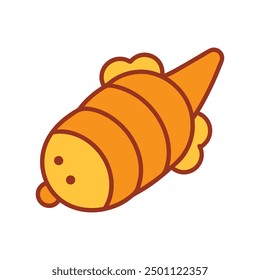 Charming cornucopia vector illustration, perfect for Thanksgiving printables and designs.