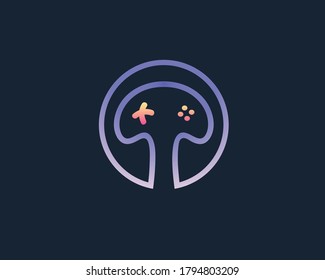 Charming and creative logo of tree and games controller. suitable for any gaming company. Strong and memorable.