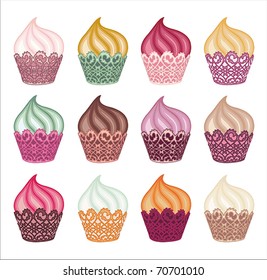 Charming Cupcakes Set