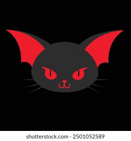 "Charming and cute 2D vector illustration of a cat.It is ideal for use in children's books, greeting cards, and pet-related products.