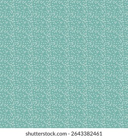 Charming Ditsy Branco Floral Sem Costura Padrão - Fundo Azul
