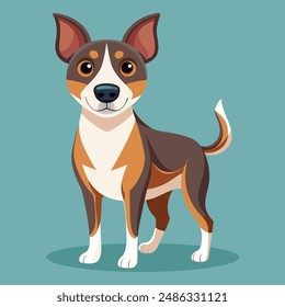 Charming Dog Vector Clipart illustration