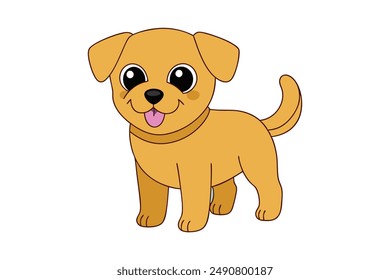 Charming dog vector illustrations in cartoon, clipart, and line art styles for your designs