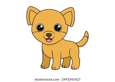 Charming dog vector illustrations in cartoon, clipart, and line art styles for your designs